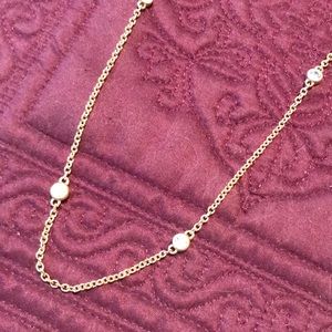 Judith Ripka 14k clad Sterling Diamonique Necklace